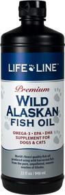 img 4 attached to Wild Alaskan Fish Oil Omega-3 Supplement for Skin &amp; Coat by Life Line Pet Nutrition - Supports Brain, Eye &amp; Heart Health in Dogs &amp; Cats