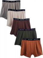 pack of 5 men's cotton stretch boxer shorts by bolter for optimal comfort logo