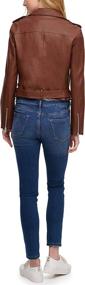 img 3 attached to Levis Womens Leather Asymmetrical Motorcycle Women's Clothing ~ Coats, Jackets & Vests