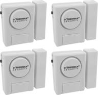 🔒 enhanced home security: window/door alarm kit - 4 pack logo