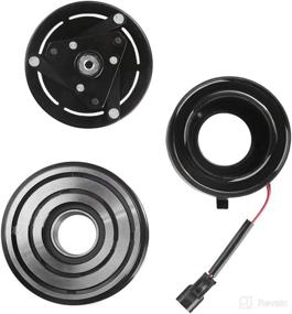 img 2 attached to Nissan Sentra 2007-2011 2.0L AC Compressor Clutch Assembly Repair Kit - Plate Pulley Bearing Coil - Air Conditioning