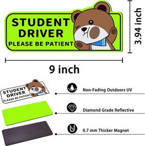 img 3 attached to Student Reflective Sticker Reusable Distance