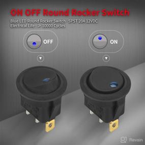 img 1 attached to DaierTek Rocker Switch Lighted Automotive