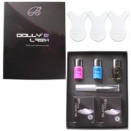 dolly's lash professional wave lotion kit: 2 boxes of small pads for eye lashes logo