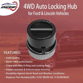 img 3 attached to 🔗 Front Left or Right 4WD Auto Locking Hub Link for 1999-2004 Ford F250 F350 F450 F550 Super Duty, 2000-2005 Excursion, 2001-2002 Expedition & Lincoln Navigator - #1C3Z3B396CB, 1C3Z-3B396-CB