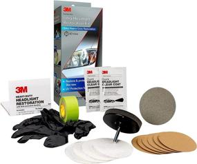 img 2 attached to 🔦 3M Ultra Headlight Restoration Kit - Effortless Heavy-Duty Restoration, Model 39195 (1 Kit)