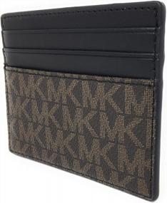 img 1 attached to 👔 Stylish and Functional: Michael Kors Cooper Wallet - Black Men's Accessories