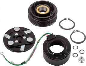 img 4 attached to (4CYL 1.7L) A/C Compressor Clutch Assembly Kit Pulley Coil Plate Fit 2001 2002 2003 2004 2005 Honda Civic AC Clutch Kit Compressor Assembly TRS090