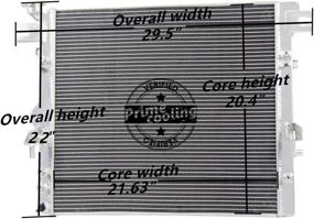 img 2 attached to High Performance Primecooling Aluminum Radiator for 2008-2016 🔥 Jeep Wrangler JK JKU 3.6 3.8 - Enhanced Cooling Efficiency!