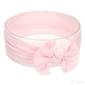 img 3 attached to 👶 Soft and Stylish Baby Girl Nylon Headbands: Perfect Hair Accessory for Newborns, Infants, and Toddlers