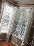 картинка 1 прикреплена к отзыву 🏠 Linen Curtains Natural Linen Blended Rod Pocket Panels: Light Reducing Privacy Drapes for Living Room and Bedroom - Energy Saving Window Treatments (2 Panels, Angora, 52" W x 84" L) от John Stefko