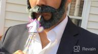img 1 attached to Self Adhesive Fake Mustache On Bail Beard For Adults - Novelty False Facial Costume Accessory review by Corey Vaz