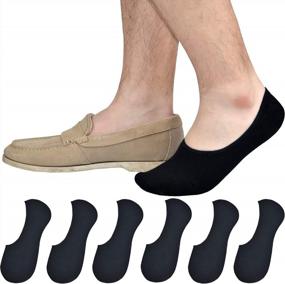 img 4 attached to No More Slip-Ups: JORMATT Men'S And Women'S No Show Cotton Socks With Non-Slip Grips For Loafers, Sneakers And Boat Shoes