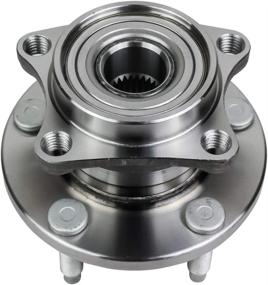 img 4 attached to 🔧 512335 AWD Rear Wheel Hub and Bearing Assembly for 2007-2010 Ford Edge, 2007-2010 Lincoln MKX 5 Lug with ABS