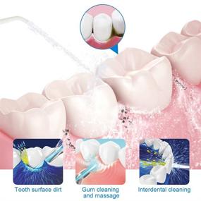 img 2 attached to 🦷 Ultimate Cordless Upgraded Irrigator: Rechargeable & Waterproof for Efficient Oral Hygiene