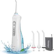 🦷 ultimate cordless upgraded irrigator: rechargeable & waterproof for efficient oral hygiene logo
