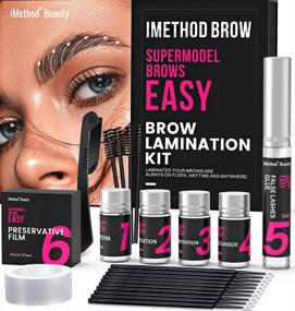 img 4 attached to Get Salon-Quality Eyebrows At Home With IMethod Eyebrow Lamination Kit - Long-Lasting Results Made Easy!