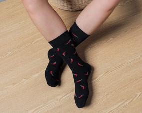 img 1 attached to 5 Pack Men'S Combed Cotton Colorful Patterned Happy & Dress Socks - GLENMEARL