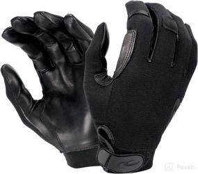 img 4 attached to Hatch TSK323 Leather Police Duty Glove - Black with Task Light