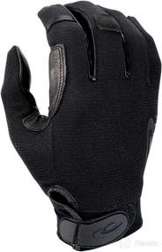 img 3 attached to Hatch TSK323 Leather Police Duty Glove - Black with Task Light