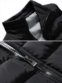 img 1 attached to Stay Warm In Style: Vcansion Men'S Outdoor Padded Jacket Vest