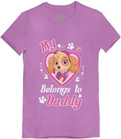 img 4 attached to 👚 Toddler Girl Patrol Belongs Fitted T-Shirt: Trendy Tops, Tees & Blouses