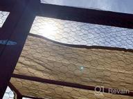 картинка 1 прикреплена к отзыву SUNLAX Sun Shade Sail, 10'X13' Grey Rectangle Canopy Shades For Outdoor Patio Pergola Cover Sunshade Sails UV Blocking Canovas Covers от Kenny Outlaw