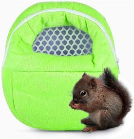 img 3 attached to 🐹 BeSimple Portable Pet Hamsters Carrier Bag: Travel Backpack with Shoulder Strap for Small Pets - Hedgehog, Sugar Glider, Chinchilla, Guinea Pig, Squirrel