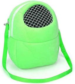 img 4 attached to 🐹 BeSimple Portable Pet Hamsters Carrier Bag: Travel Backpack with Shoulder Strap for Small Pets - Hedgehog, Sugar Glider, Chinchilla, Guinea Pig, Squirrel