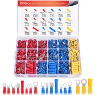 🔌 nilight 1500pcs mixed quick disconnect crimp connector assortment kit with 2 years warranty – ideal for automotive wiring, 22-10 awg insulated wire terminals логотип