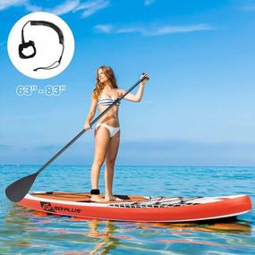 img 1 attached to Goplus 10.5FT Inflatable Stand Up Paddle Board 6" Thick SUP Cruiser With Free Premium SUP Accessories, Backpack, Adjustable Paddle And Hand Pump, For Youth & Adult