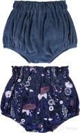 💐 ayiyo 2pcs baby infant bloomer shorts: adorable floral dots harem pants for boys & girls! logo