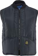 refrigiwear iron-tuff water-resistant insulated vest - comfort rating of -50°f for extreme cold weather protection logo