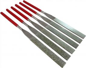 img 2 attached to Sharpen Your Tools With HTS 101I0 6Pc 180Mm / 40-600 Grit Diamond Flat File Set