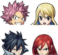 onezhi fairytail accessories waterproof stickers логотип