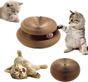 img 4 attached to 🐱 PetHse Magic Organ - Interactive Scratch Pad & Toy Bell Ball for Cats