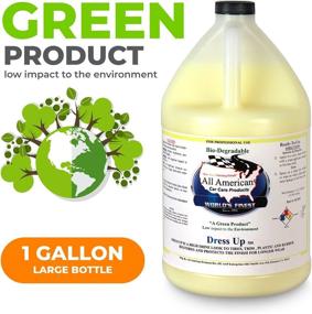 img 1 attached to 🚗 High Gloss Shine Tire Dressing - All American Car Care Products Tire Dress Up (1 Gallon)