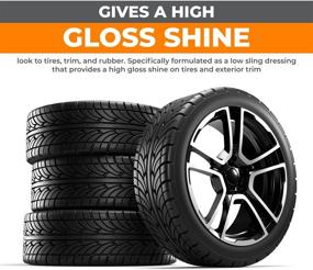 img 3 attached to 🚗 High Gloss Shine Tire Dressing - All American Car Care Products Tire Dress Up (1 Gallon)