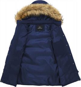 img 2 attached to Женское зимнее пальто FARVALUE: утепленная пуховая куртка со съемным меховым капюшоном, теплая и уютная
