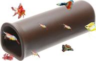 🐠 saim betta fish shrimp cave aquarium ceramic cone: premium spawning breeding shelter & tank decorations – larger size логотип
