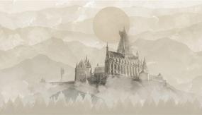 img 2 attached to Hogwarts Castle Peel And Stick Wallpaper Mural By RoomMates RMK12279M - Perfect For Harry Potter Fans!