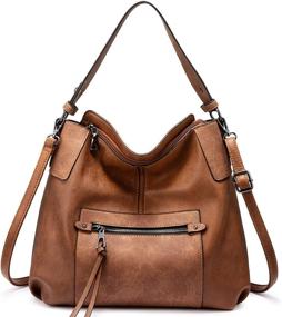 img 4 attached to 👜 Realer Women's Handbags & Wallets - Hobo Bags: Stylish Shoulder Crossbody Purses for Everyday Elegance