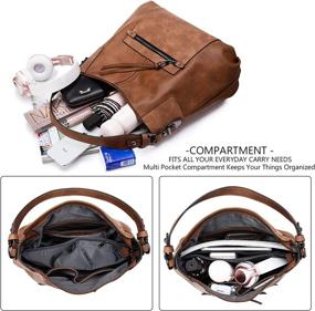 img 1 attached to 👜 Realer Women's Handbags & Wallets - Hobo Bags: Stylish Shoulder Crossbody Purses for Everyday Elegance