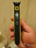 img 1 attached to Trimmer Philips OneBlade QP2620/20, black/green lime review by Janis Gailitis ᠌