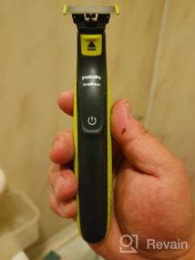 img 12 attached to Trimmer Philips OneBlade QP2620/20, black/green lime