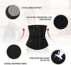 img 2 attached to Get Fit And Trim With Lttcbro'S Plus Size Waist Trainer For Women - XS-3XL