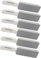 🧼 pumice stone with handle - toilet cleaning pack of 6 by comfun logo