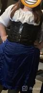 img 1 attached to Women'S Steampunk Skirt Ruffle High Low Gothic Plus Size Pirate Outfit review by Keith Norred