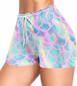 img 3 attached to SHEKINI Women'S Swim Shorts: Stylish Printed Board Shorts For Summer Beach Fun!