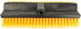 img 2 attached to Двухуровневая насадка для автомойки CARCAREZ Flow-Thru с щетиной с перьями - идеально подходит для очистки RV, оранжевого цвета, размер 15
